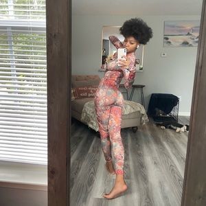 Multicolored Multicultural Long Sleeved Full Bodysuit Jumpsuit